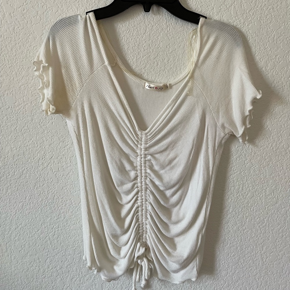 White Crop Top